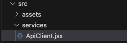 The path for ApiClient.jsx file