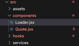 The path for Loader.jsx file